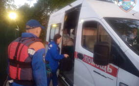 Спасатели Ленобласти транспортировали беременную женщину с теплохода у Крепости Орешек