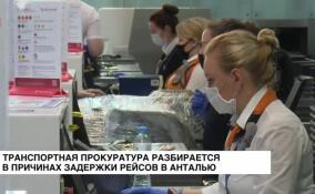 Транспортная прокуратура разбирается в задержках рейсов из Петербурга в Анталью