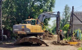В Новой Ладоге продолжают строить новую канализацию