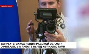 Депутаты Заксобрания Ленобласти отчитались о работе за весеннюю сессию