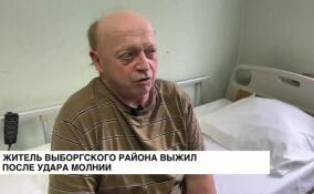 Житель Выборгского района выжил после удара молнии