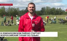 В Ломоносовском районе стартует Всероссийский турнир по гольфу