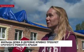 Жильцы дома в деревне Кривко требуют срочного ремонта крыши