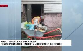 Унитарные предприятия Енакиево за неделю привели в порядок более 10 придомовых территорий