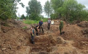 Останки 95 бойцов Красной Армии нашли в Гатчинском районе