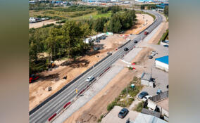 Дорожники анонсировали завершение обустройства временной дороги у Колтушей