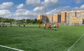 В Янино-1 проходит региональный этап Всероссийского фестиваля детского дворового футбола 6х6
