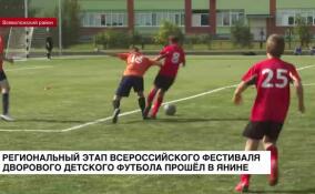 В Янино завершился региональный этап Всероссийского фестиваля дворового футбола