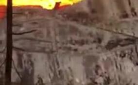 В Токсово горит территория школы ВСМ по зимним видам спорта – видео ЛенТВ24