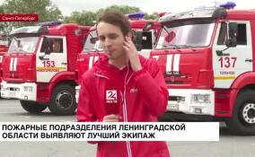 В Стрельне стартовали соревнования «Трасса-01» среди пожарных подразделений Ленобласти