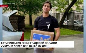 Активисты из Ленинградской области собрали книги для детей из ДНР