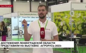 Достижения Ленобласти в области сельского хозяйства представили на выставке «Агрорусь-2023»