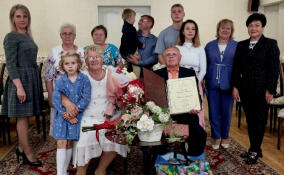 Золотой юбилей супружеской жизни отметила чета Ведениных из Гатчины