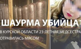 Шаурма-убийца: в Курской области 23-летняя медсестра насмерть отравилась мясом