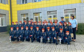 В Гатчине открыли первый кадетский класс МЧС