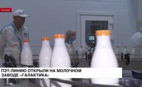ПЭТ-линию открыли на молочном заводе «Галактика»