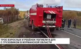 Трое взрослых и ребенок погибли в ДТП с грузовиком в Мурманской области