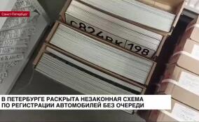В Петербурге раскрыта незаконная схема по регистрации автомобилей без очереди