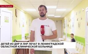 Детей из ДНР и ЛНР лечат в Ленинградской областной клинической больнице