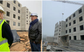 В Каменногорске продолжают строить дом для расселения аварийного жилья