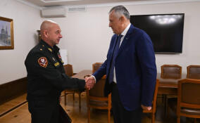 Александр Дрозденко встретился с новым командующим Северо-Западным округом войск нацгвардии