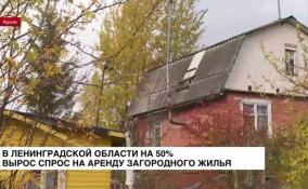 В Ленинградской области на 50% вырос спрос на аренду загородного жилья