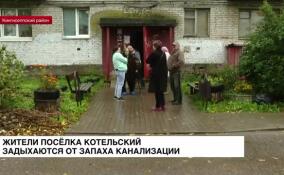 Жители поселка Котельский задыхаются от запаха канализации