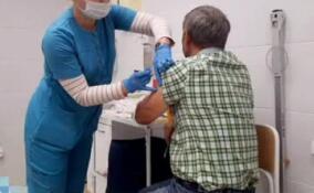 Врачи провели выездную вакцинацию от гриппа ветеранам в ФОК Сертолово