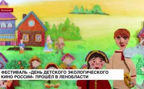 Фестиваль «День детского экологического кино России» прошел в Ленобласти