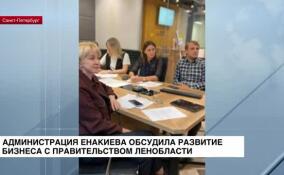 Администрация Енакиево обсудила развитие бизнеса с Правительством Ленобласти