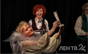 Фоторепортаж ЛенТВ24 с церемонии награждения премии «Белый Ангел» с участием Александра и Ирины Дрозденко