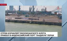 Отряд кораблей Тихоокеанского флота прибыл в индонезийский порт Танджунг Перак