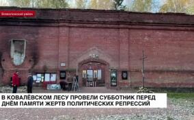 В преддверии Дня памяти жертв политических репрессий в Ковалевском лесу провели субботник