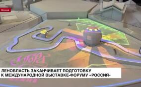 Ленобласть представит свои достижения на международной выставке-форуме «Россия»