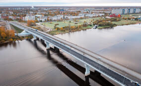Мост-гигант через реку Волхов в Киришах готовят к испытаниям