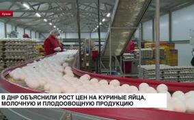 В ДНР объяснили рост цен на куриные яйца, молочную и плодоовощную продукцию