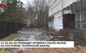 СУ СК по ЛО проводит проверку после жалоб на состояние тосненской школы