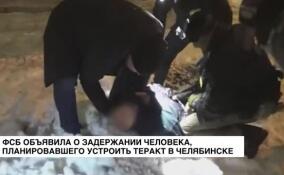 ФСБ объявила о задержании человека, планировавшего устроить теракт в Челябинске