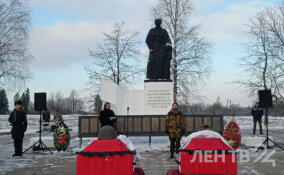 На воинском кладбище в Кондакопшино захоронили останки 24 красноармейцев
