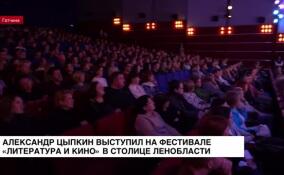 Александр Цыпкин выступил на фестивале «Литература и кино» в Гатчине