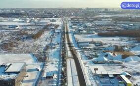 Дорожники обустраивают разворотную петлю на расширяемом Колтушском шоссе