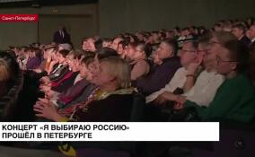 Концерт «Я выбираю Россию» прошел в Петербурге