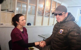 Новое оборудование и расходники передали прифронтовому госпиталю на Донбассе от Ленобласти