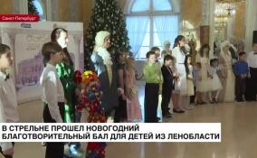 В Стрельне прошел новогодний благотворительный бал для детей из Ленобласти