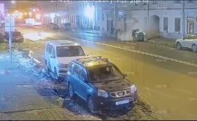 Момент обрушения дома на Гороховой улице в Петербурге попал на видео