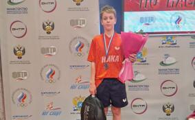 Теннисист из Ленобласти завоевал серебро на всероссийском турнире в Сочи
