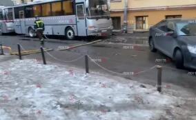 ЛенТВ24 публикует кадры с места обрушения дома на Гороховой в Петербурге