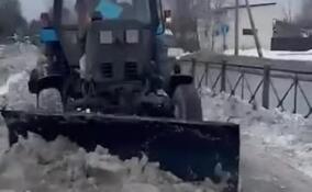 В Ленобласти от снега очистили 24 тысячи километров дорог