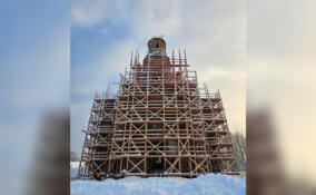 Консервация храма и монастыря продолжается в Ленобласти