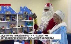 Дед Мороз со Снегурочкой пришли в гости к пациентам Детской областной клинической больницы